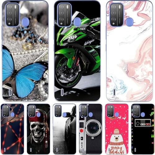 Phone Bags & Case For Itel Vision 1 1 Plus 2020 / 1 Pro 2021 Cover Soft Silicone Fashion Marble Inkjet Painted Shell Capa