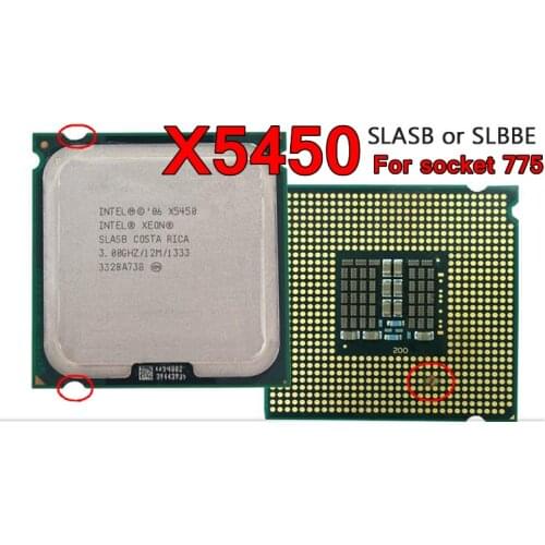 Original Intel CPU XEON X5450 Processor 3.00GHz/12M/1333 Quad-Core works on LGA775 close to Q9650 free shipping speedy ship out