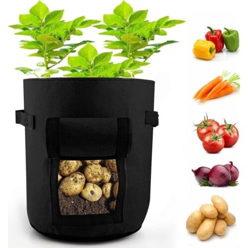 Grow Bags Potato Planter Bag Nonwoven Cloth Pots Vegetable Planting Bags