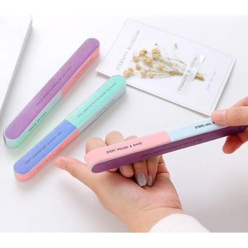 Nail File, Polishing Sand Bar, Six Side Polishing File, Multi Side Nail Grinder Professional Nail File, Nail Polishing Tools