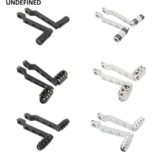 Motorcycle Toe/Heel Shifter Lever Shift Pegs Brake Arm For Harley Touring Electra Glide Softail Fat Boy Trike Chrome/Black