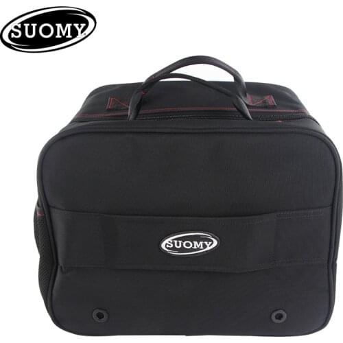 Suomy TKB-01 Elite Motorcycle Helmet Bag Storage Fleece Lined Zip Up Black
