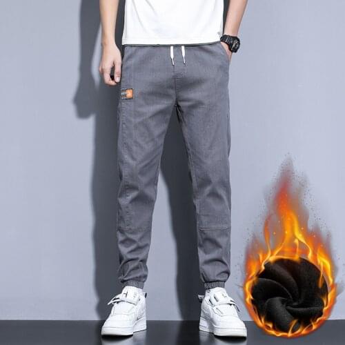 Мужские утепленные джинсы TANPOLION China At AliExpress