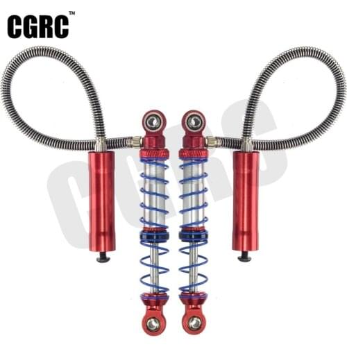 2PCS 80/90/100/110/120mm Secondary Bucket Shock Absorber Double Spring Damper For 1/10 RC Crawler Axial SCX10 90046 D90 TRX4