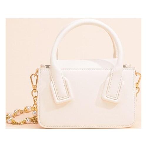 Women Genuine Leather Mini Chain Crossbody Bags Hand Totes