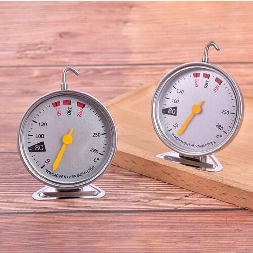 1PCS Kitchen Thermometer Stainless Steel Dial Cooking Oven Thermometer Kitchen