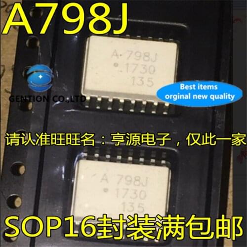 10Pcs A798J ACPL-798J SOP-16 HCPL-798J Optocoupler isolator in stock 100% new and original