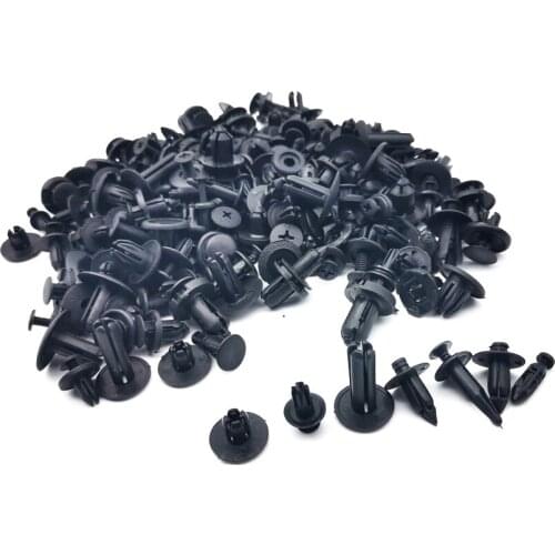 150pcs Universal Mixed Car Clip Retainer Kit Fastener Push Rivet Pin 5-11mm 30 types