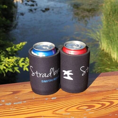 300pcs/lot Black Neoprene Stubby Cooler Wedding Gift Customize Promotional Cooler Bags Drink Sleeve Stubby Holders Australia