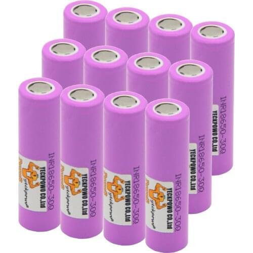 INR18650 30Q battery li-ion batteries 10C rate high drain 30A 3.7V 3000mah rechargeable akkumulator / 18650 charger