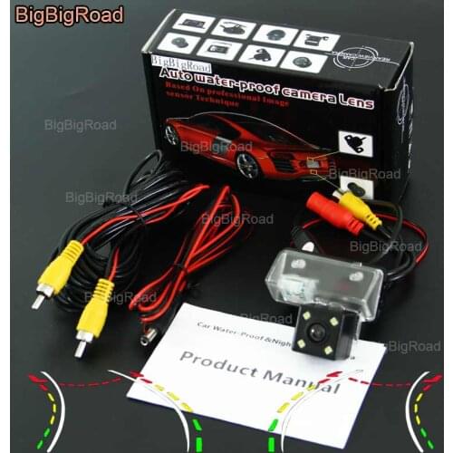 BigBigRoad Car Intelligent Dynamic Track Rear View Camera For toyota verso EZ 2011 / Camry 2012-2013 / vios 2013 / yaris 2013