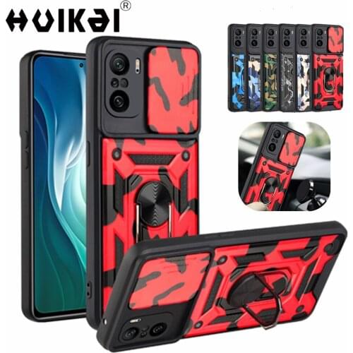 Bracket Armor Shockproof Case for Xiaomi Mi 11i 11PRO Redmi Note 10 10s K40 PRO Poco X3 F3 Pro Coque Camouflage Phone Case Cover
