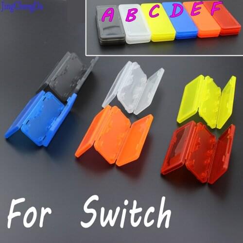 Card Case for Nintendo Switch Plastic Card Storage Box for Nintendo Switch Memory Cards Game Cards Protective Holder Case