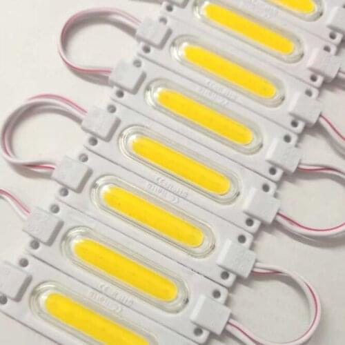 COB LED Module String Light with Lens DC12V 6LED Waterproof for Outdoor Advertising Sign Shop Banner LED Module Strip Lamp