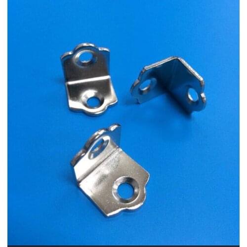 Woodworking Hardware Furniture Small Corner Right Angle Iron 90 degrees Connector Bracket 20PCS