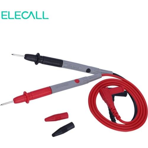 ELECALL A18-D Needle Tip Probe Test Leads Pin Hot Universal Digital Multimeter Multi Meter Tester Lead Probe Wire Pen Cable 17mm