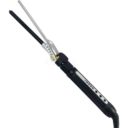 Electric Hair Curler Long Curling Tong Wand 7mm Professional Hair Curling Iron Wave Wand Curly Styling Machine