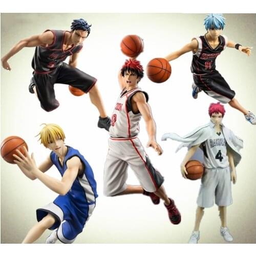 Anime Figures Kuroko No Basket Taiga Daiki Ryota Kuroko Tetsuya PVC Toys Model Kurokos Basketball Action Figurals Brinquedos