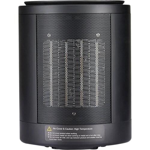 Compact Space Heater 1500W Ceramic Heater for Home Dormitory Office Bedroom Garage Indoor Use
