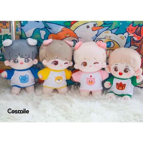 Cosmile 20cm Doll Use Color Matching Fleece Clothes Animal Motifs Clothing Cute Accessories Fan Lovely Hot C XG