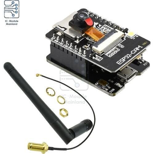ESP32-CAM-MB ESP32 CAM MB MICRO USB ESP32 Serial to WiFi Development Board CH340G Bluetooth+OV2640 Camera+2.4G Antenna IPX