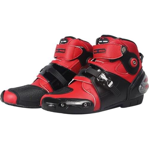 Motorcycle Professional Racing Boots Non-slip Ankle Boot SPEED Motobotinki Riding Shoe Motocross Moto Shoes Motorbike Boots