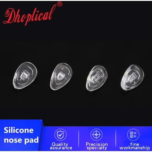 500pcs soft nose pad,silicone nose pad eyeglasses part push in screw in CY034