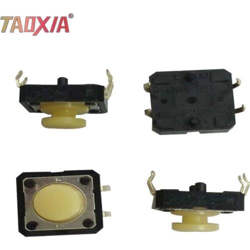 Original Fretting B3W-4000 B3F-4050 Touch Switch Button 12x12x4.3mm 12x12x7mm 12x12x7mm 12x12x7.3mm Vertical 4-mm Button