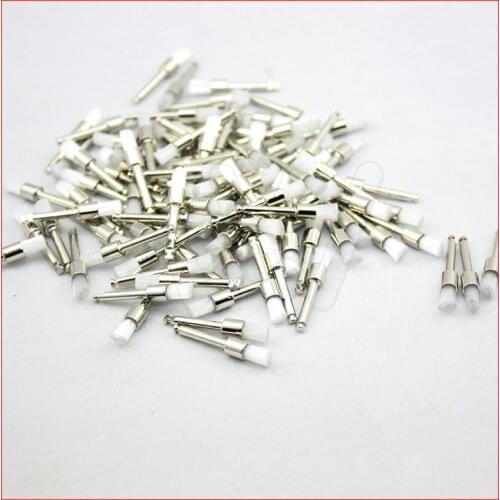 100pcs Professional Dental lab Polishing Products Nylon latch flat Polisher Brush Prophy Brushes