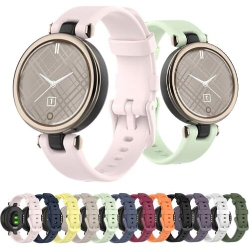 Silicone Band Strap For Garmin Lily Watchband Bracelet Replacement Colorful Wrist Strap For Garmin Lily Smart Watch Accessories