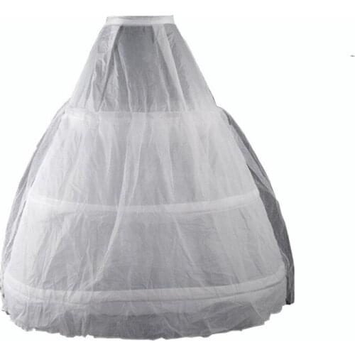 Wedding Dress Skirt Women Accessories 2021 High-end Fashion Elastic Size Adjustable Three Steel Ring Plus Gauze Petticoat
