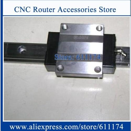 Taiwan ABBA Linear bearing BRH20A, slider block BRC20A0, Flange slider block BRC20AO 1PC + BR20 Linear rail L-150mm 1PC