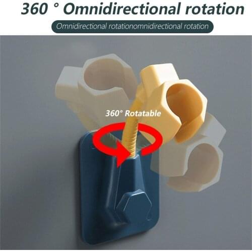 Universal Adjustable Bathroom Shower Head Holder Wall Mounted Hand Shower Holder Shower Brackets Bathroom Accessories