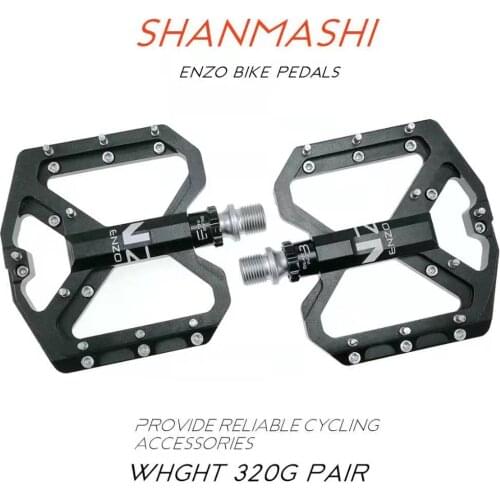 Bike Pedals 3 Sealed Bearings Non-Slip Platform Bicycle pedal Flat Alloy for Mountain Road MTB Fixie Accessories