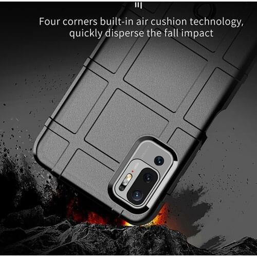 Drop resistance Rugged Shield Case For Poco M3 Pro Defender Armor Soft TPU Rubber Cover