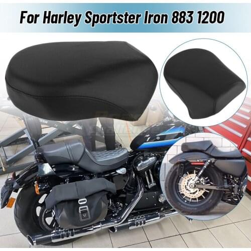 High Quality Motorcycle Rear Cushion Seat Covers For Harley Sportster Iron XL 883 1200 2004-2016 12 11 10 09 08 07 06 05