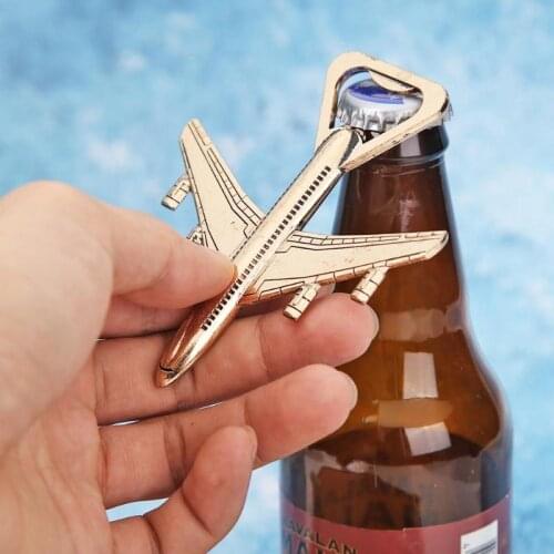 1PC Wedding Souvenirs Airplane Bottle Opener Antique Bottle Opener Gift Wedding Favors And Gifts For Guest