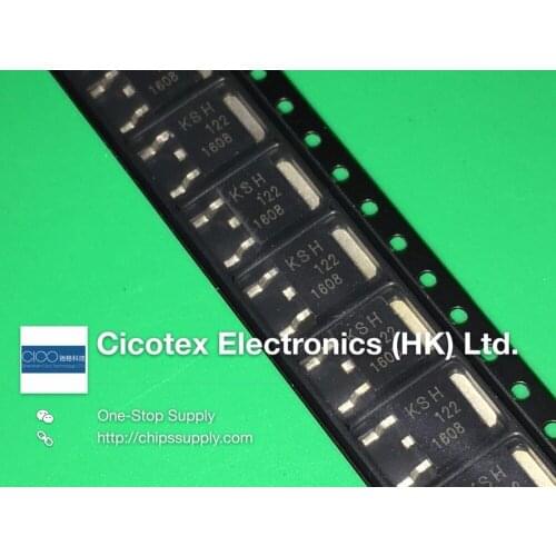 10pcs/lot KSH122TF TO-252 TRANS NPN DARL 100V 8A DPAK KSH122TM
