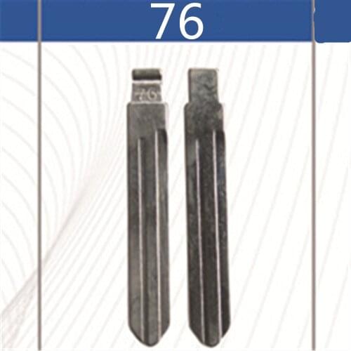 2 Pcs Uncut Replacement Car Key Blade for JAC HEYUE TONGYUE J6 J3 Flip Key No.76 Blank Car Key Blade