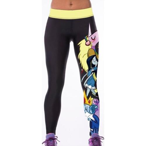 Sexy Cartoon 3D Printing Jogger Leggings