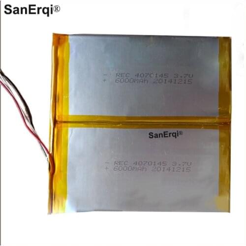 3 wire 4070145 3.7V 12000MAH For Teclast A10HD Battery 4070145 Battery X900 Quadruple Core p98H Quadruple Core Battery