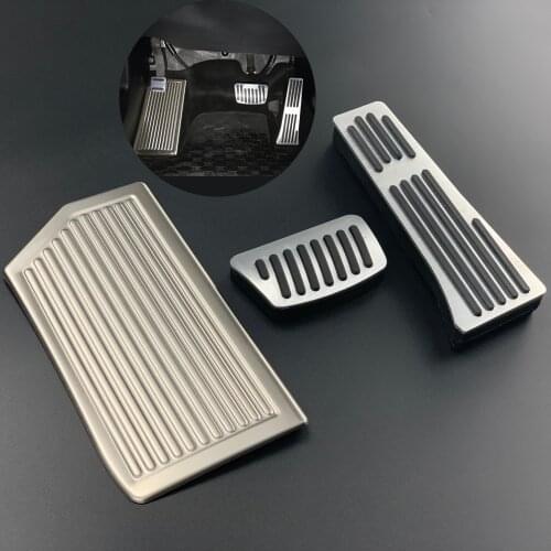 Aluminium Car Accelerator Fuel Brake Pedal Foot Rest Pedals Cover Non Slip Pad For Kia Sportage 4 QL 2016 2017 2018 2019 2020