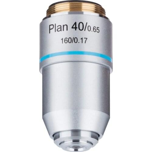 AmScope 40X Plan Achromatic Compound Microscope Objective Lens PA40X-V300