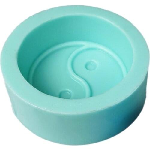 Decorative Retro Yin Yang Tai Chi Handmade Soap Silicone Mold