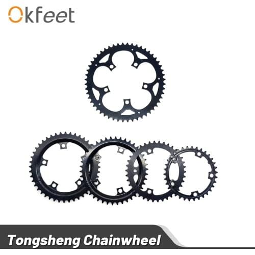 Okfeet TSDZ2 Tongsheng Mid Drive Motor 52T 48T 38T 36T 34T Chainwheel Chain Ring Set for Electric Bike Bicycle Kit