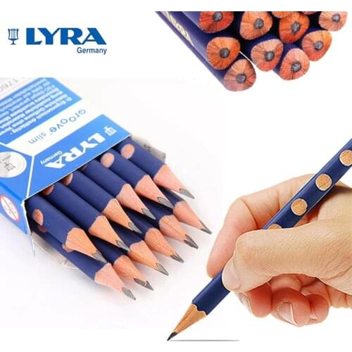 LYRA Groove Slim Graphite Triangle Posture Correction Pencils Kids Holding Pen Gesture Learning/Writing Pencils School Supplies