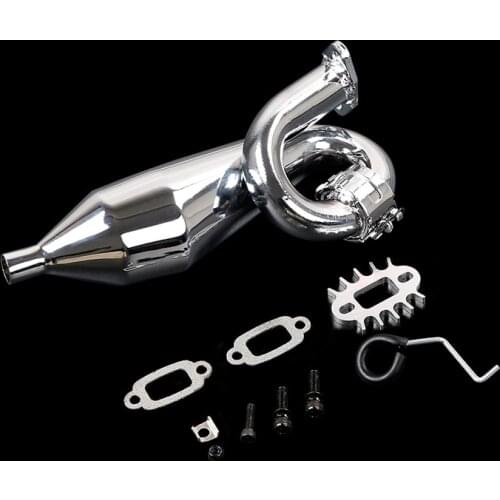 Metal Exhaust/Tuned Pipe Fit for 1/5 HPI ROVAN ROFUN KM GTB TS BAJA 5B 5T 5SC