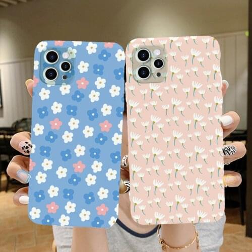 Watercolor Small Flowers Pattern Case For Samsung Galaxy A50 A70 A10 A20 A30 A40 A60 A50S A30S Soft Silicone Protect Back Cover