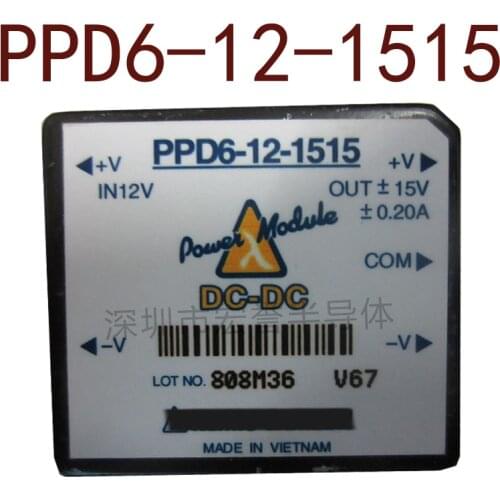Original-- PPD6-12-1515 DC12V-+15V-15V6W 1 year warranty {Warehouse spot photos
