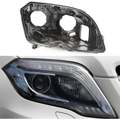 Headlight Base For Mercedes Benz GLK 2013 2014 2015 Headlamp House Car Rear Base Headlight Back Support
